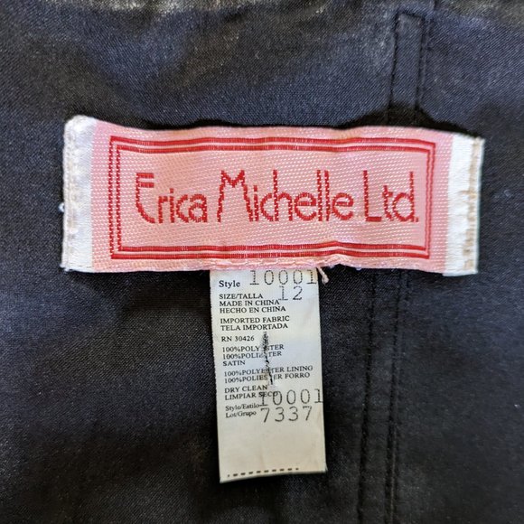 Erica Michelle Ltd. Strapless Prom Party Dress, Sz 6-8 - Picture 7 of 16